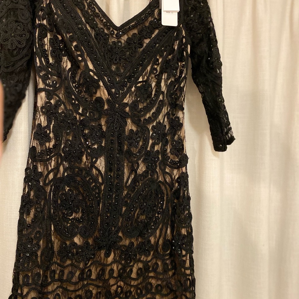 Sue Wong beaded cocktail dress